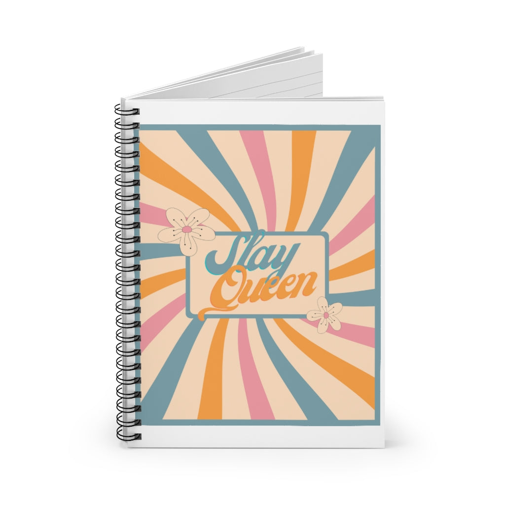 Slay Queen Spiral Notebook - Ruled Line