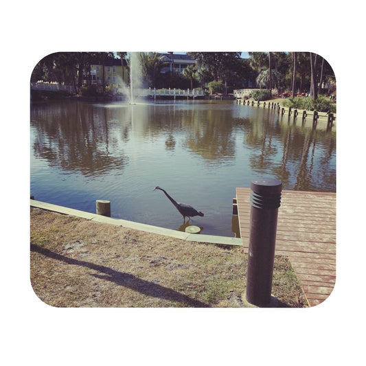 Bird and Lagoon Mouse Pad (Rectangle)