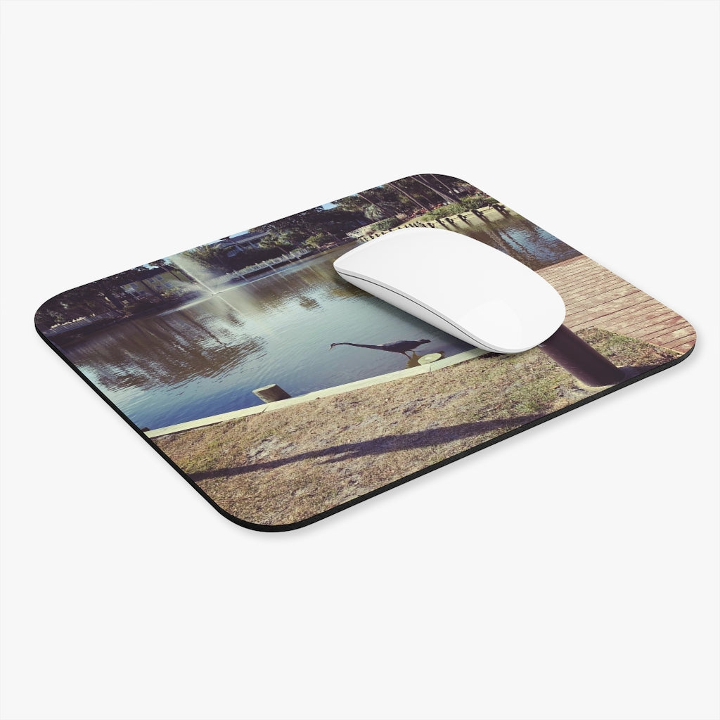 Bird and Lagoon Mouse Pad (Rectangle)